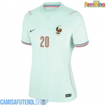 Camisa de time de futebol França Desire Doue #20 Replicas 2º Equipamento Feminina Mundo 2026 Manga Curta